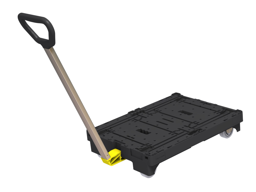Chariot 60x40 - léger, maniable, adapté au transport, stockage et présentation en magasin_1