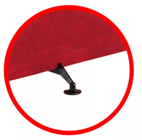 Cloison panneau acoustique vertical sur pieds hauts So Teruel_1