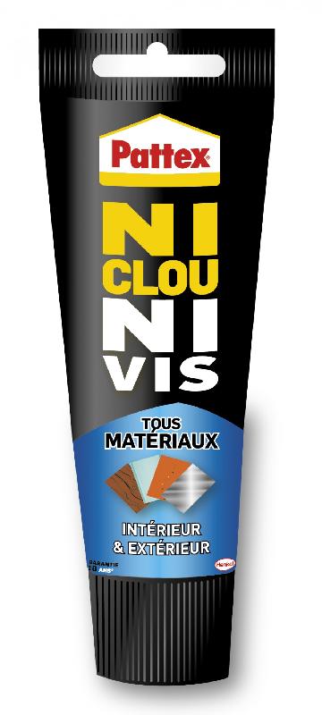 Colle de fixation PATTEX Ni Clou Ni Vis - 142g blanc, haute résistance et repositionnable_1