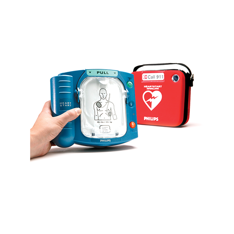 Défibrillateur Philips HeartStart HS1 - semi-automatique avec mallette de transport_1