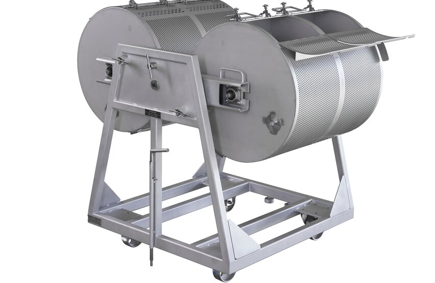 Dispositif de rotation du tambour pour fours de trempe_1