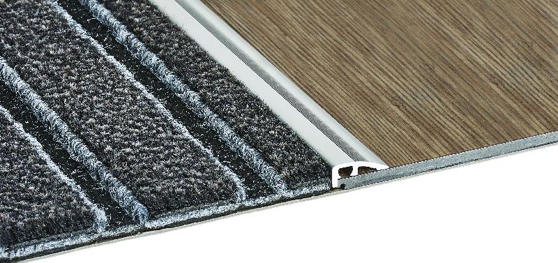Cadre rampe adhésif - système de profilés pour LVT 5/6 mm et sols stratifiés - marque Romus_1