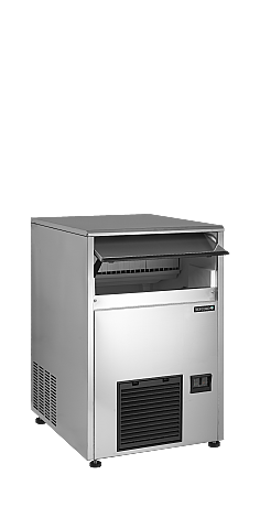 Machine à glaçons pleins cylindriques 18g - 57 kg/24h - stockage 28 kg | Tefcold - TC57_1
