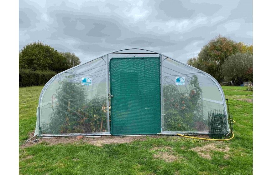 Serre de jardin avec un pied droit de 1,20m - 5ème SAISON_2