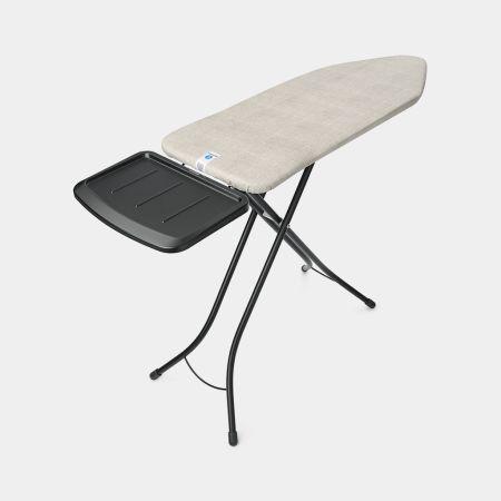 Table à repasser taille C -124 x 45 cm, pour centrale vapeur - Denim Grey avec support métallique XL Brabantia_1