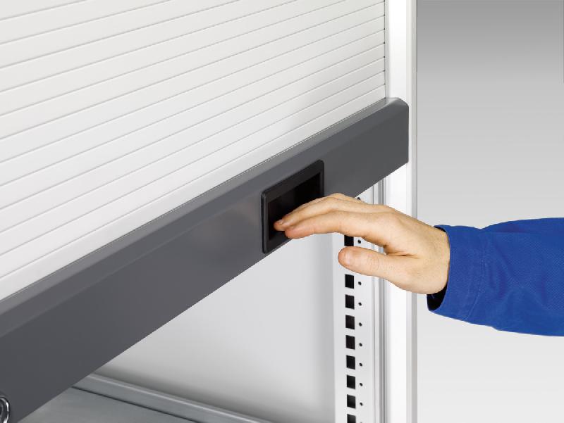 Armoire d'atelier Cubio SMLR-13620 - Caisson nu avec porte rideau - LxPxH : 1300x650x2000 mm - Charge lourde jusqu'à 1.5 tonne_1