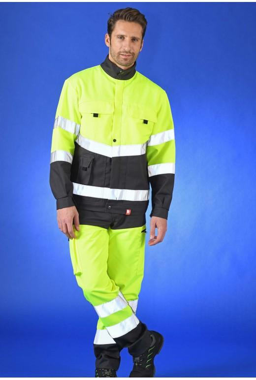 Blouson Select Wear haute visibilité - Réf. 435*CP4 - EN ISO 20471 classe 2, multipoches, bandes rétroréfléchissantes_1