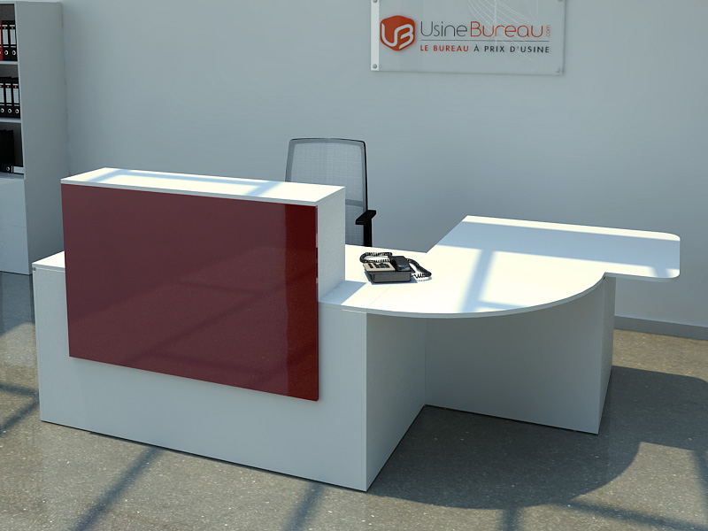 Bureau d'accueil mixte en angle topaze_1