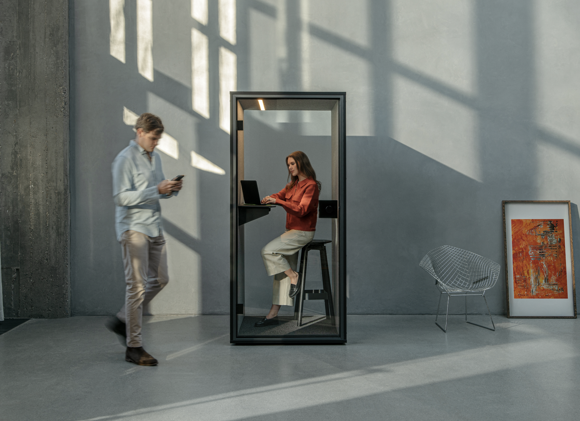 Phone Box BRL - Intérieur H/L/P : 2010/866/895 mm_1