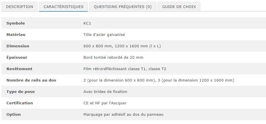 29997 - Panneau de chantier KC1 sans pied - sortie de camions - 600 x 800 mm_1