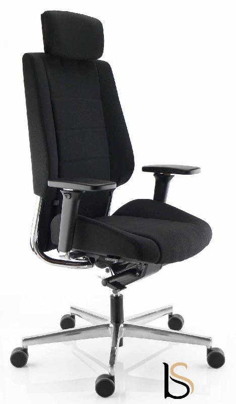 Fauteuil ergonomique Azkar en tissu - Sokoa - Noir_1