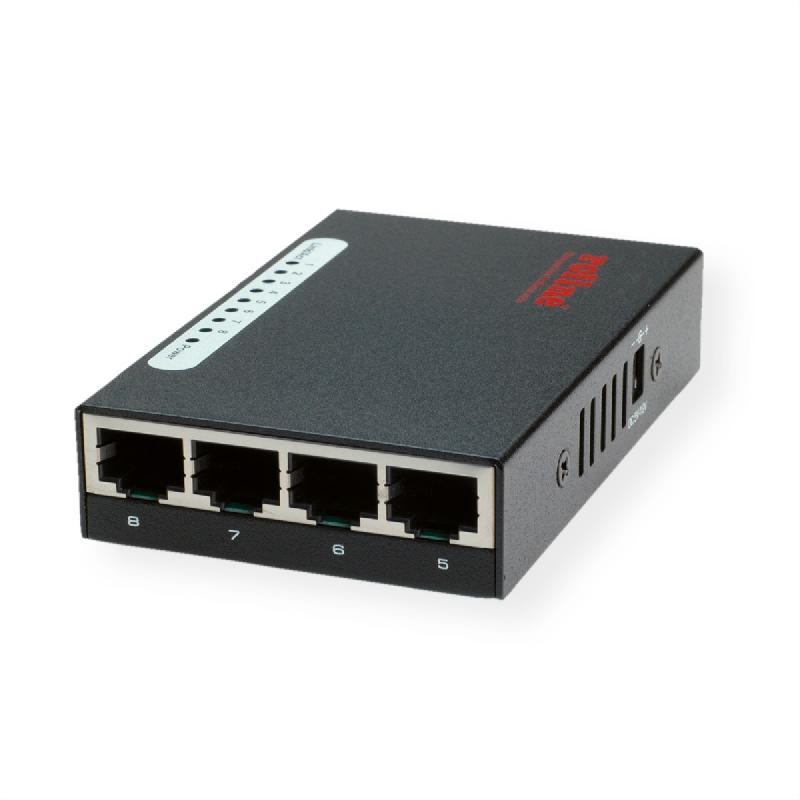 ROLINE Fast Ethernet Switch, Pocket, 8 ports_1