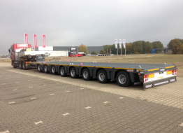 Semi-remorque surbaissée nooteboom c016637 - 121t - 8 essieux_1