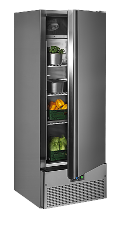 Armoire refrigérée positive - 429 L - Tout Inox 304 - Sur roulettes | Tefcold - RK500_1
