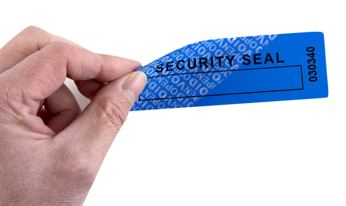 Étiquette de sécurité sur mesure sans résidu CKNR - manipulation visible - Precintia_1