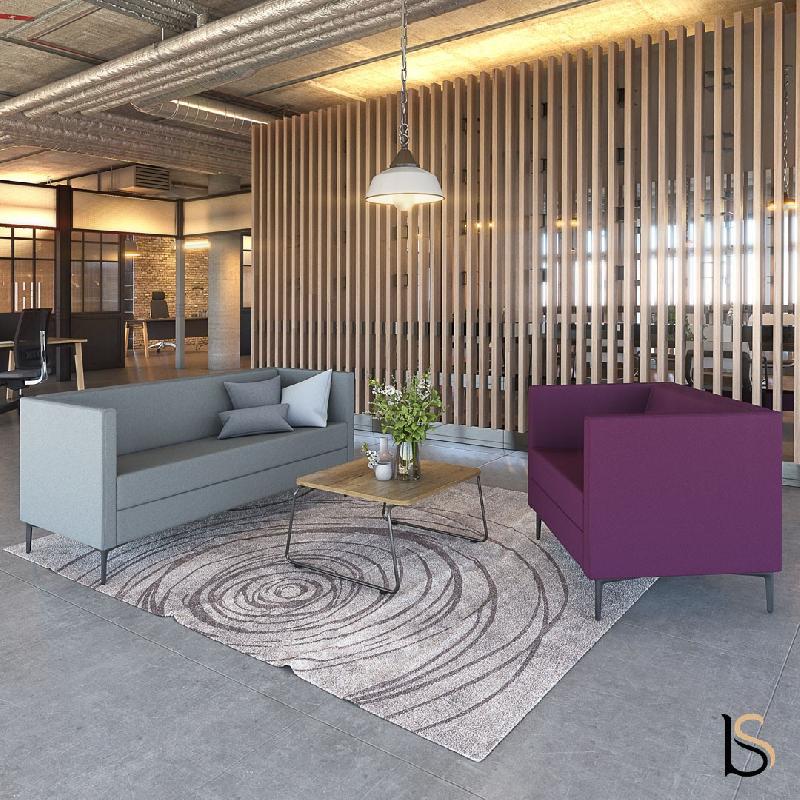 Canapé et fauteuil Push - Mobel Linea - 2 places, Fuchsia_2