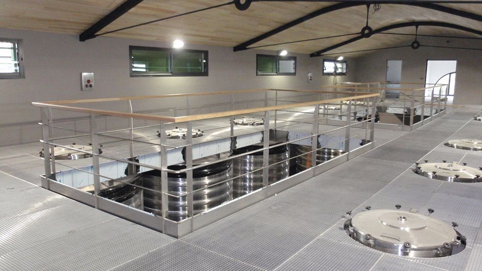 Caillebotis en inox sur-mesure pour industrie alimentaire et pétrochimique - version pressée avec inox 304 et 316Ti - JK Technic_1