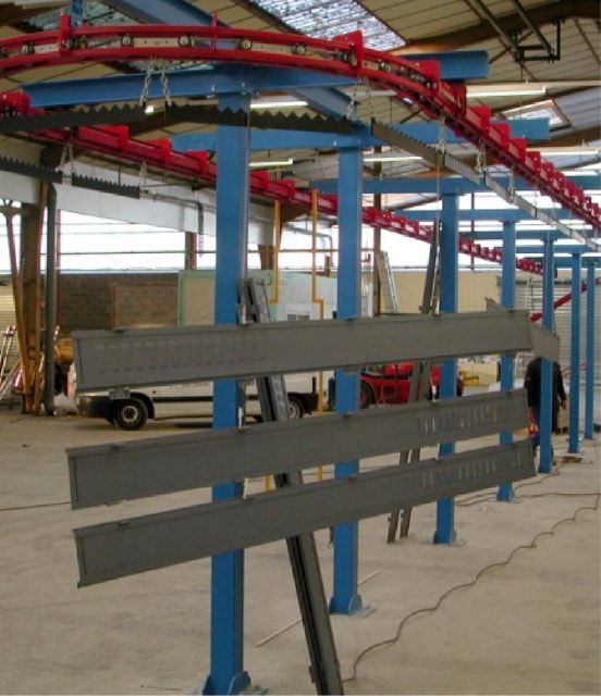 Convoyeur aérien monorail mécanique avec une capacité de charge de 0 à 200 kg - société alm_1