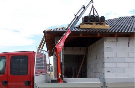 Grue auxiliaire Fassi M20A - capacité de levage jusqu'à 2,24 tm - bras hydraulique jusqu'à 4,00 m_1