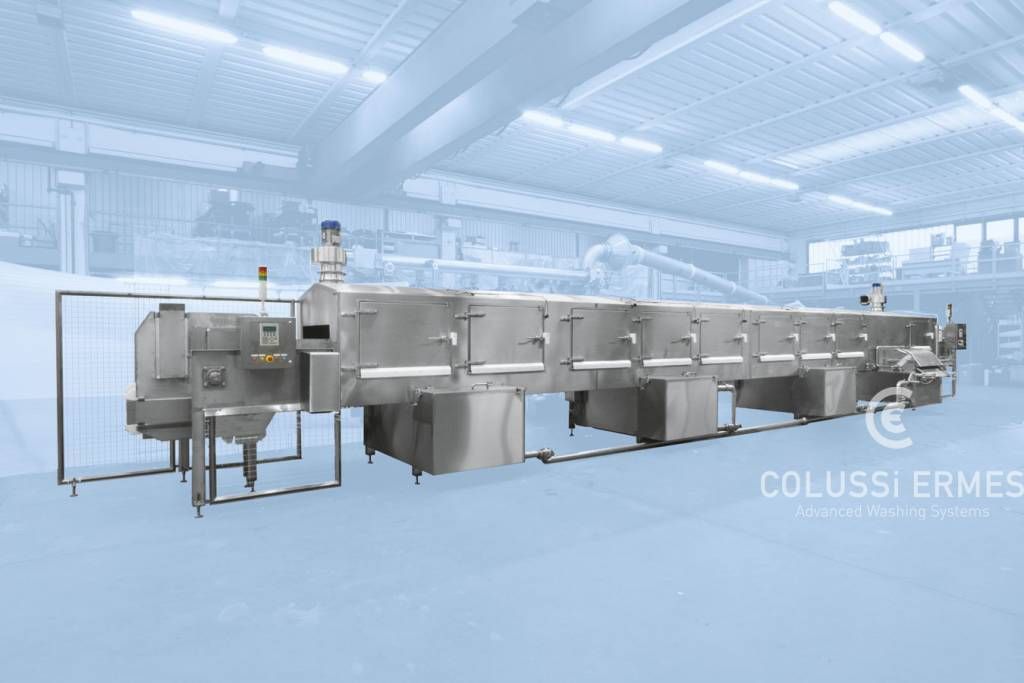 Laveuses industrielles alimentaires - lavage blocs moules Colussi Ermes - jusqu’à 1 400 pièces/heure_1