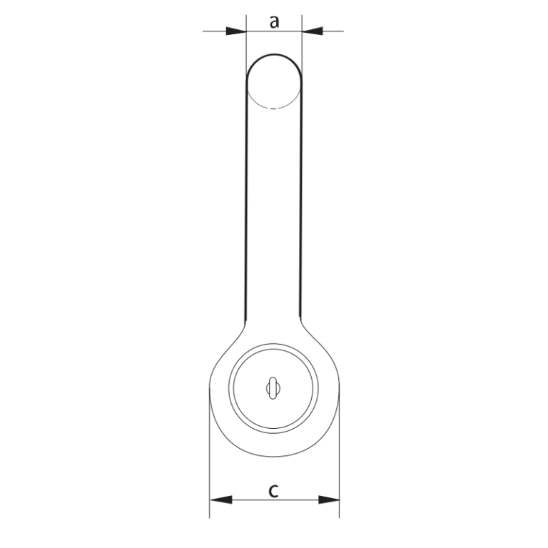 Manille lourde lyre avec axe boulonné et goupillé - REF : 43830 - Capacité 120t à 1500t - Norme ASME B30.26_1