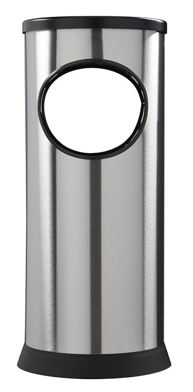 Réf. 58948 Kipso - Cendrier corbeille étouffoir Rossignol en inox brossé - Fabrication française_1