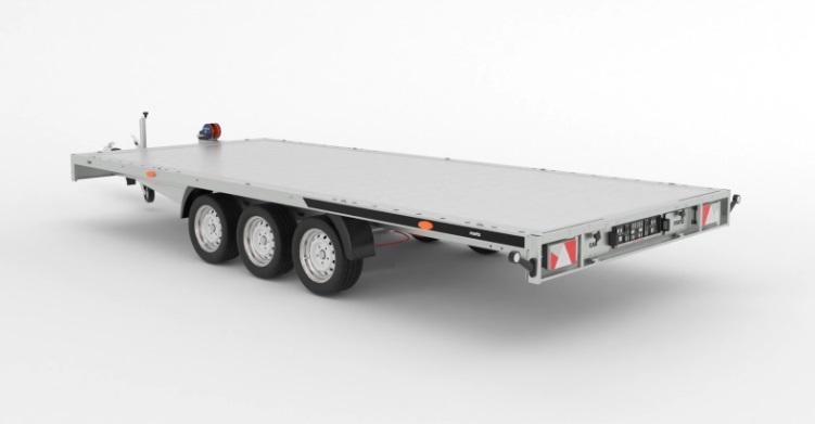 Remorque porte voiture-plateau - 5,07 X 2,15 M - 3500 KG - MARTZ GT PLATEAU 500/3S_1