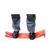 Balise flexible de jalonnement routière orange - flexible à 360° - ECOFLEX - PEHD - 3 hauteurs disponibles - STI Balisage routier_1