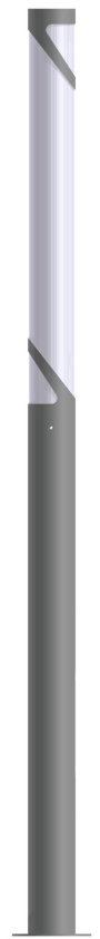 Colonne lumineuse d'éclairage public électrique sal deco 3 mh  / led  / 167 w / en aluminium anodisé / 3,5 m_1