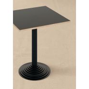 Table New York - Restootab, élégante et urbaine avec piétement en fonte, plateaux personnalisables_1