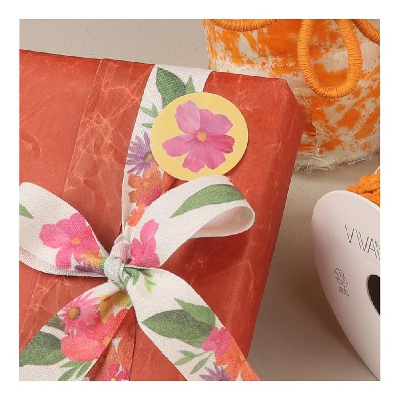 Etiquettes Fruity Flower Ø40mm - par 500_1