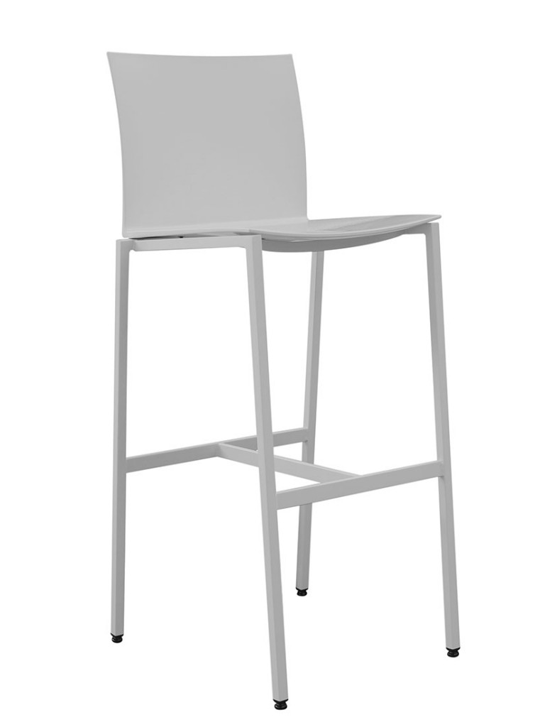 Tabouret de restaurant mix - Hauteur 115 cm - Assise 83 cm - Largeur 48 cm - Poids 7,5 kg_1