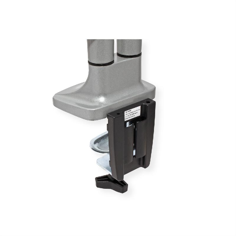 VALUE Bras double LCD, fixation sur bureau, vérin à gaz, 6 articulations_1