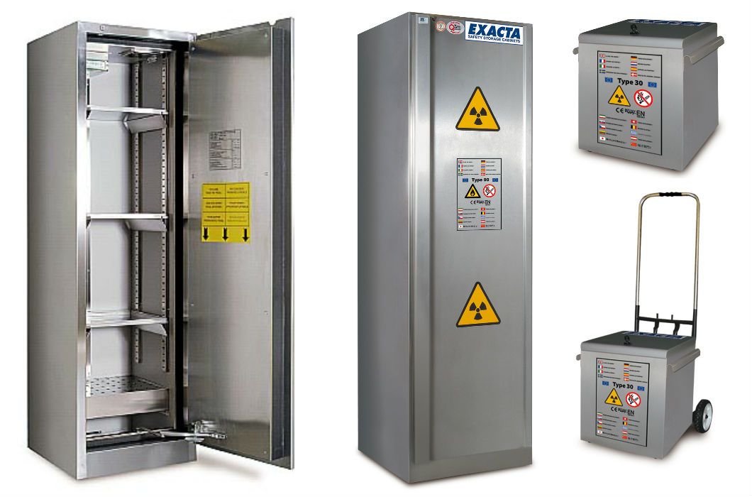 Efomy11 - Armoire anti-feu pour produits inflammables et radioactifs - Exacta Safety Storage Cabinets - Fermeture automatique à 50°C_1