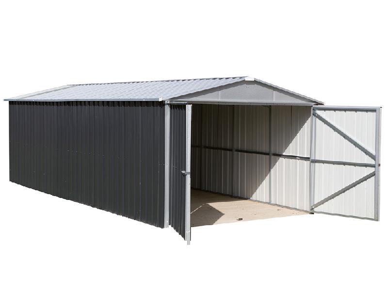 Garage métal S.H.T. 19,07 m² - Dimensions : 297 x 642 x 221 cm_1