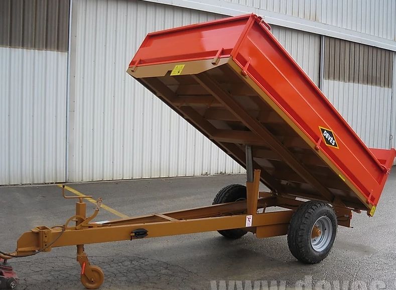 Gv 40 br benne agricole à ridelles démontables - devès - charge 4 t_1