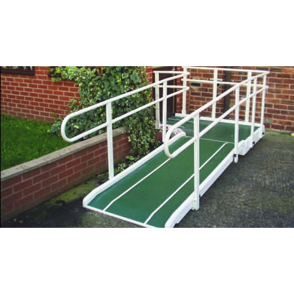 Rampe d'accès avec 2 mains courantes 1525mm_1