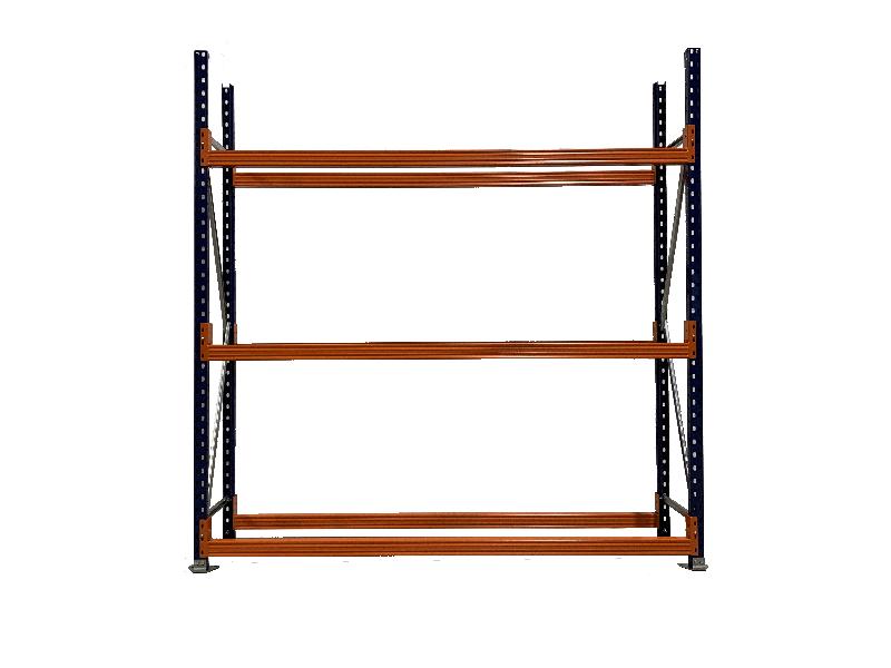 Rayonnage à pneus à composer - Rack porte pneus robuste en acier avec finition époxy bleu pour 3 ou 4 niveaux_1