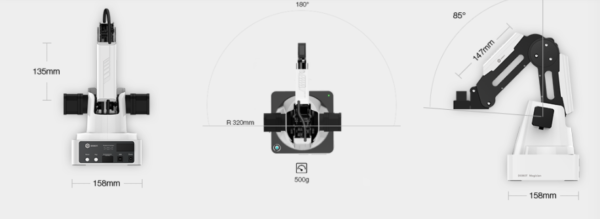 ROBOT ÉDUCATIF 4 AXES DOBOT MAGICIAN BASIC - BRAS DOBOT MAGICIAN BASIC_1