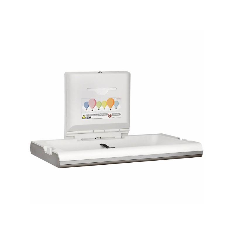 CP0016HCS - BabyMedi table à langer satinée en inox avec surface anti-microbienne - jusqu'à 22 kg_1