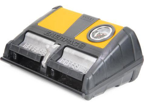 XA11G, Pompe hydraulique à entraînement pneumatique, 3/3 Distributeur, 1,0 litres d'huile utile, Integrated Pressure Gauge, pour un vérin ou un outil à simple effet_1