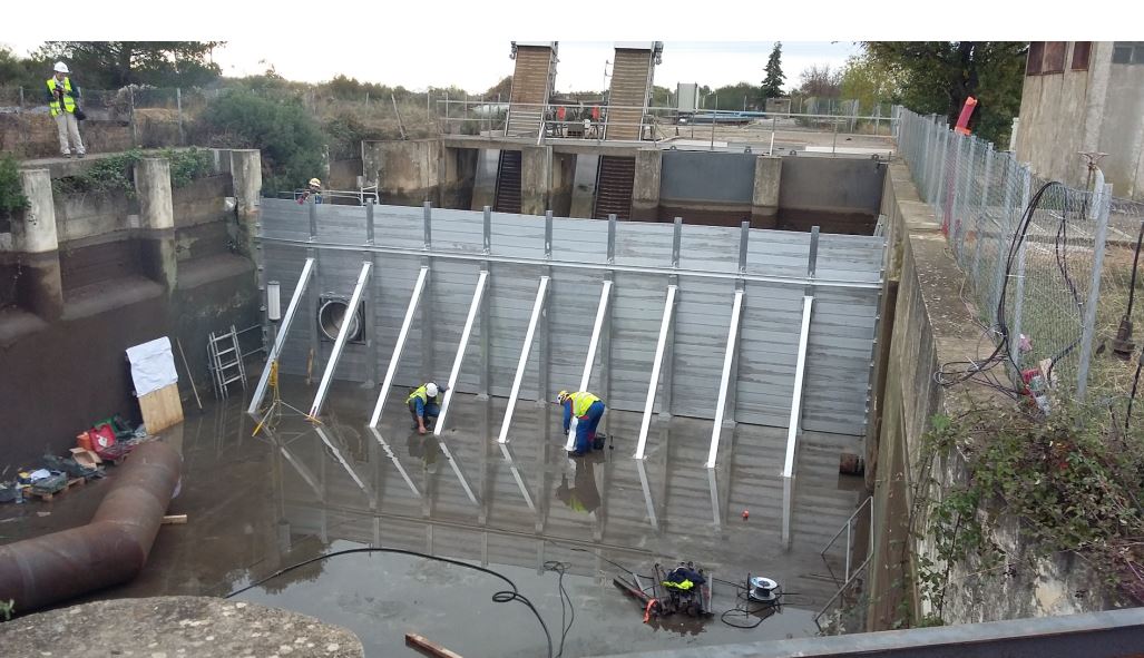 Batardeau aluminium ou  acier  pour la rétention et la gestion des eaux_1