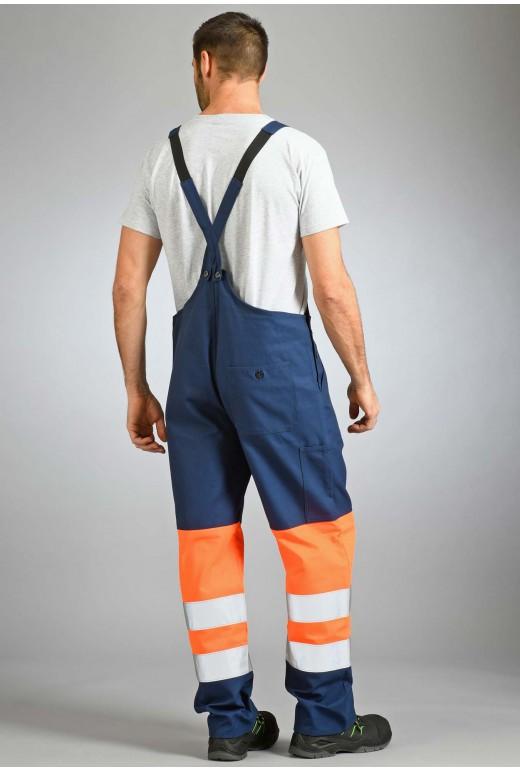 Cotte haute visibilité Visio 10 - Réf. 42001 - Norme EN ISO 20471 Classe 2 - Multipoches et bandes rétroréfléchissantes_1