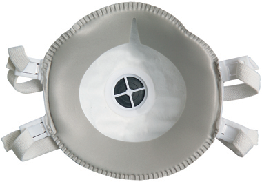 Demi-masque jetable FFP3 - Protection contre aérosols solides et liquides - Boîte de 5 masques_1