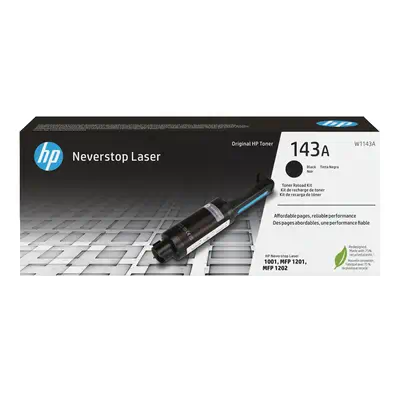 Kit de recharge de toner laser noir HP 143A Neverstop authentique_1