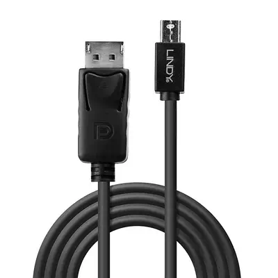 LINDY Mini DP to DP Cable black 1m MiniDisplayPort to_1