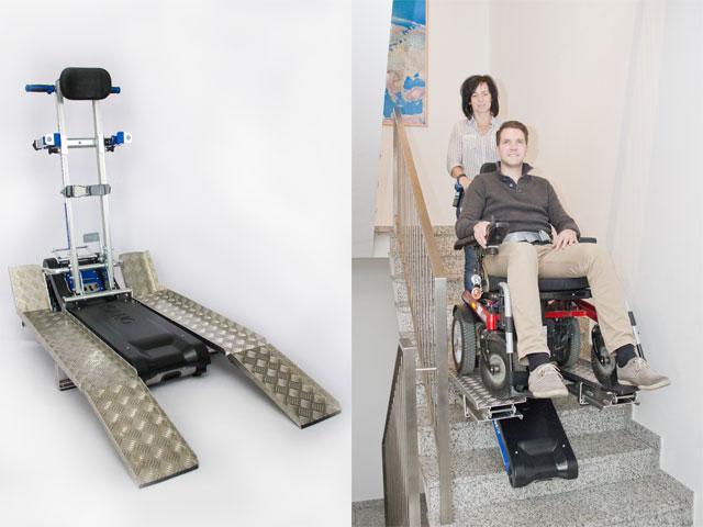 Monte-escalier à chenillette - liftkar ptr version long_1