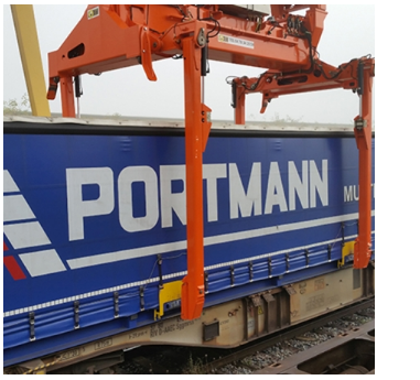 Spreader 40' pour portique - avec verrous et pinces pour manutention_1