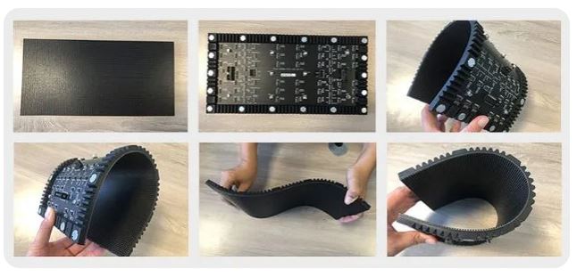 Écran LED Flexible  réservé aux shows, à des projets d'architecture d'intérieur innovants ou à la création d'objets design insolites_1