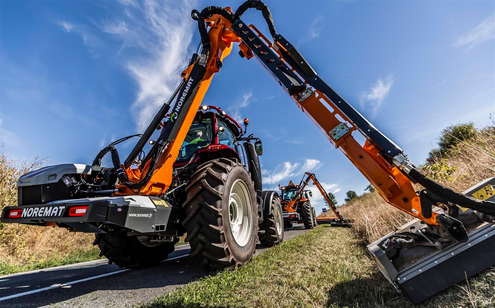 Epareuse Noremat adaptée aux travaux intensifs